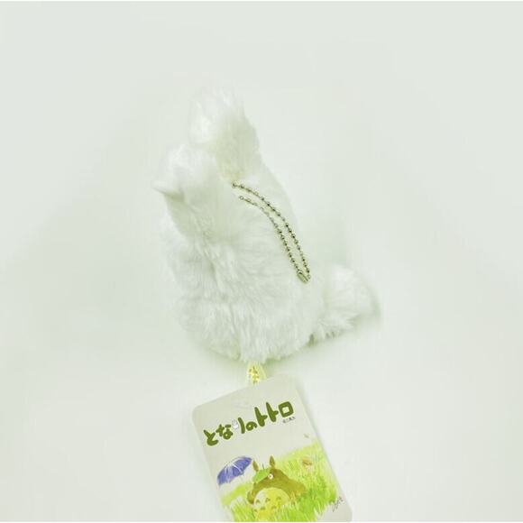 White and Grey Totoro Set 12CM Vibrating Pull Shake Plush Doll Figure Toys - Picture 3 of 5